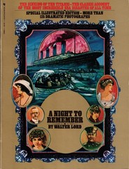 A NIGHT TO REMEMBER by Walter Lord 1978 Soiftcover TITANIC Disaster NICE COPY