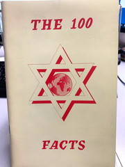 The Jews 100 Facts, Anonymous (51 pp. glossy paperback)