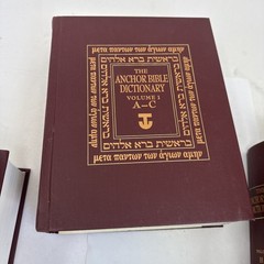 The Anchor Bible Dictionary – 6 Volume Set Hardcover 1992 Doubleday Burgundy
