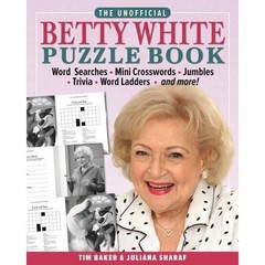 Betty White Puzzle Book – Word Searches – Crosswords – 192 pages