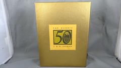 The Hobbit by JRR Tolkien 50th Anniversary Gold Hardback Edition Slip Case READ