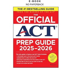 The Official ACT Prep Guide 2025 – 2026: Book +, ACT 2025