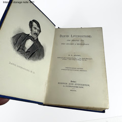 David Livingstone Weaver Boy Missionary H.G. Adams 1890 22nd Ed Hodder &