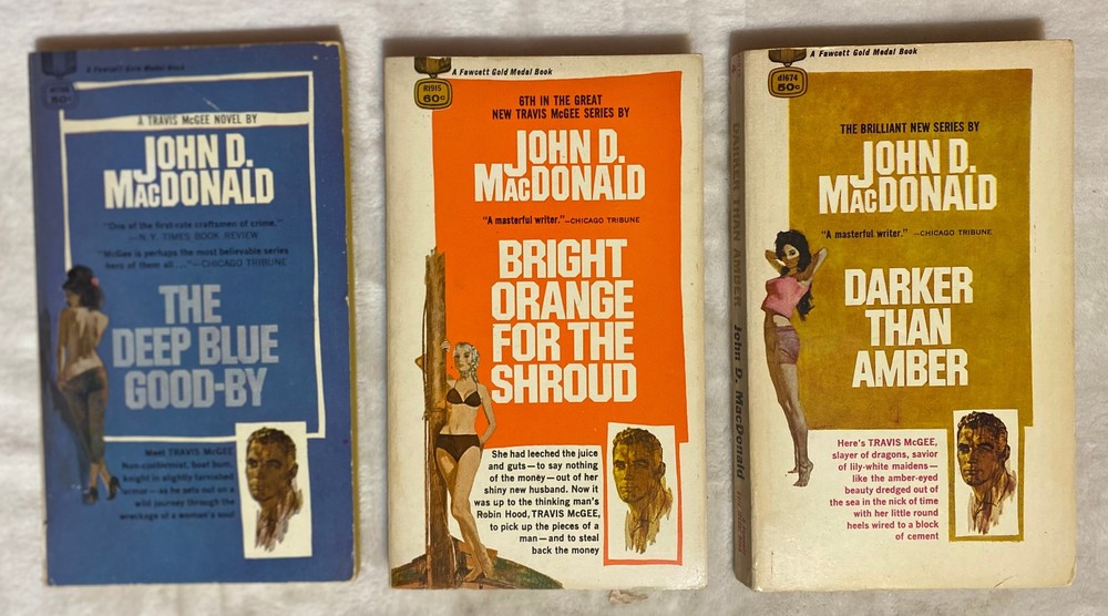 DISCOVER 3 Travis McGee’s BY JOHN D MACDONALD FOR $17.76 plus $4.00 shipping A16