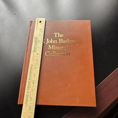 The F. John Barlow Mineral Collection Hardcover Deluxe Leather SIGNED 174 / 500
