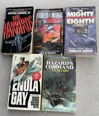 Lot Of 5 War Themed Books Various Authors Fiction/Non-Fiction