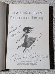 Esperanza Rising SIGNED by Pam Muñoz Ryan 2000