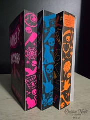 The Ruinous Love Trilogy by Brynne Weaver paperbacks with custom sprayed edges