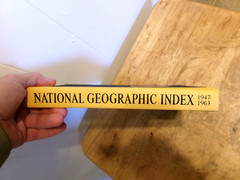 National Geographic Index 1947-1963 No Dust Jacket 397 Pages Hardcover 1964