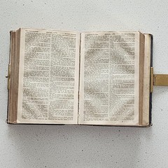 Antique Holy Bible Pocket Bible 1878 Inscription Leather Bound with Brass Clasp
