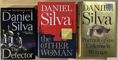 Lot of 3 Daniel Silva: Defector~Other Woman~Portrait Unknown (Gabriel Allon) HC