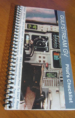 GULFSTREAM GV PILOT CHECKLIST AS PICTURED 2019 30 PAGES
