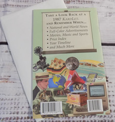 1987 REMEMBER WHEN – A Look Back in Time,” (5″ x 8″) Gift Booklet, 12 Pages