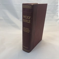 The Holy Bible Revised Standard Version (RSV) 1952 Nelson Red Hardcover Vintage