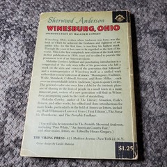 Winesburg, Ohio Sherwood Anderson 1962 Compass Books Edition Viking Press