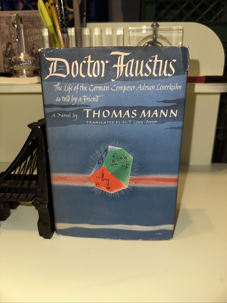 1948 FIRST AMERICAN EDITION DOCTOR FAUSTUS NOVEL BY THOMAS MANN HC RARE BOOK S1