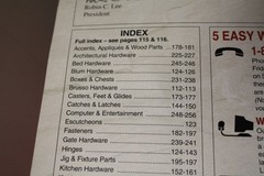 2007/2008 LEE VALLEY Hardware Catalog 256 pages