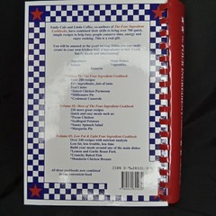 Vintage Cookbook Four Ingredient Recipes Spiral Bound Hardcover 376 Pages