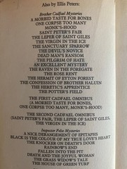 Ellis Peters 1970 Brother Cadfael Mysteries Lot: Hermit, Monk’s Hood, Virgin Ice
