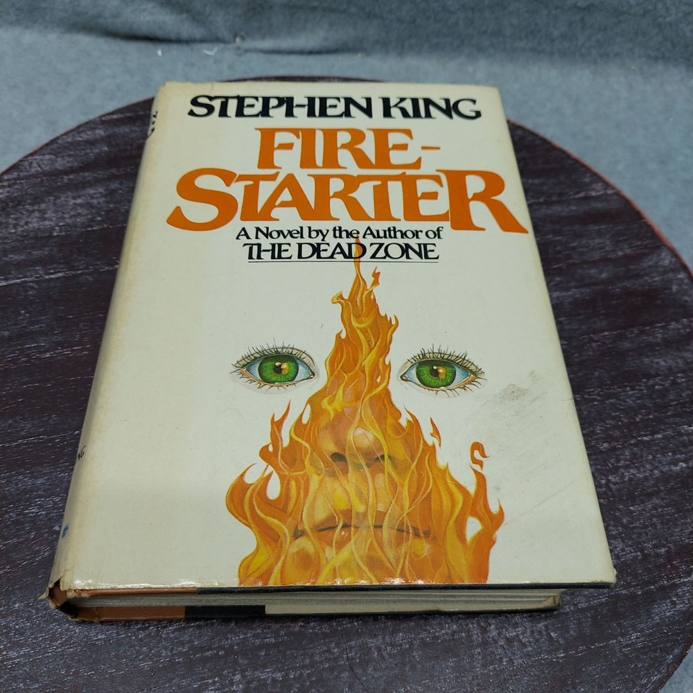 Stephen King “Firestarter” Hardcover Novel First Edition 1980 Viking Press Dust