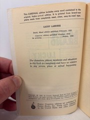 Lucky Larribee by Max Brand – Rare Cardinal Edition #C-368 1st Printing Aug 1959