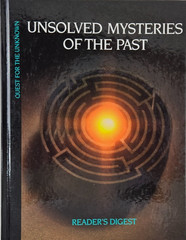 Unsolved Mysteries of the Past Illustrated Hardcover 1991 Edition Readers Digest