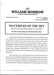 Mavericks of the Sky HB-Barry Rosenberg & Catherine Macaulay-2006-341 pages