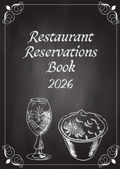 Restaurant Reservations Book 2026: Daily Reservation Book | 365 Dated A4 Pages w