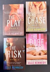 Briar U Series 4 Books Set by Elle Kennedy Dare, Play, Chase, Risk PB free shipp