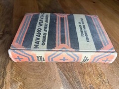 Navajo Weaving Technique and History by Charles Avery Amsden antique book