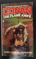 Conan The Flame Knife By Robert E. Howard & L. Sprague De Camp Paperback