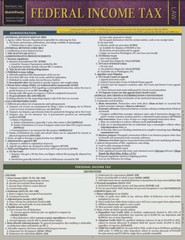 Federal Income Tax: a Quickstudy Laminated Law Guide (BAR Exam) – VERY GOOD