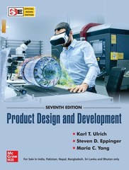 Product Design and Development 7th International Paperback Edition ~ VERY GOOD