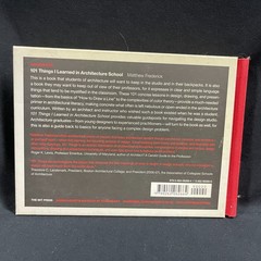 101 Things I learned in Architecture School Book Matthew Frederick