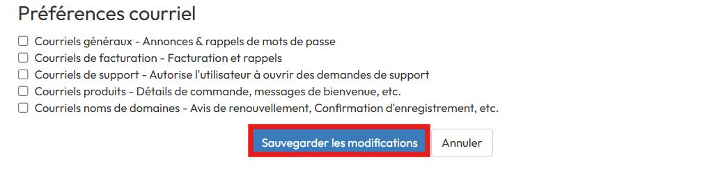 Ajouter les permissions