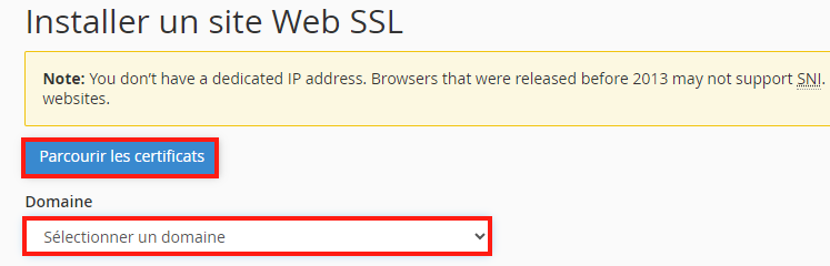 Install SSL cPanel