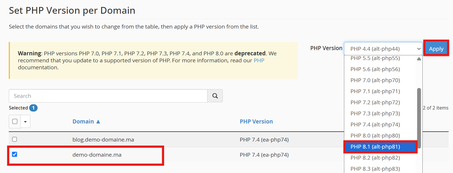 ALT‑PHP 